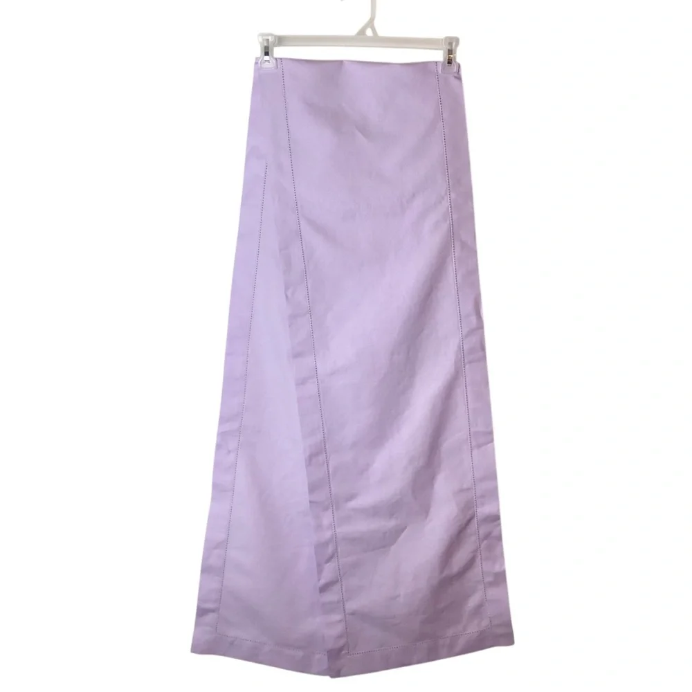 Table Runner Cotton Linen Hemstitch Lavender 14” Wide x 90” Long NEW